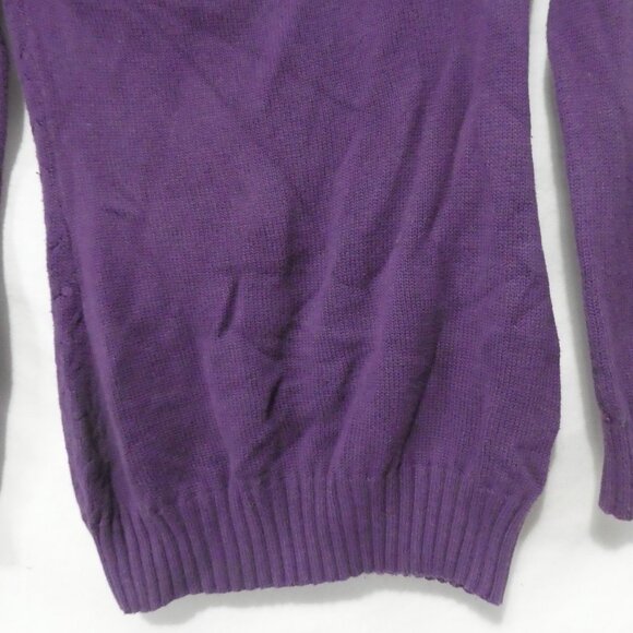 GUESS | medium | Purple Cowl Neck Sweater - Picture 13 of 16